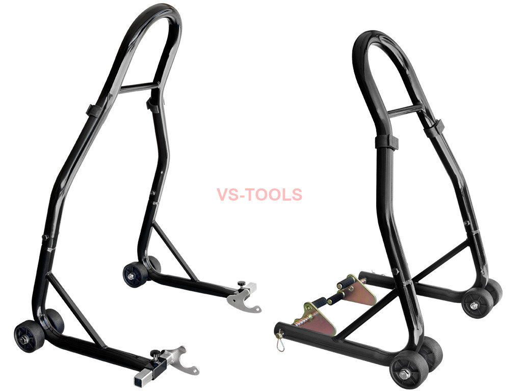 Motorcycle Front Rear Swingarm Spools Lift Stands Jack Service